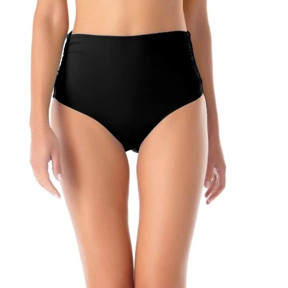 Anne Cole Convertible Bottoms Shirred Sides Size 22W - Picture 2 of 11